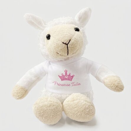 Peluche de mouton personnalisée - Princesse