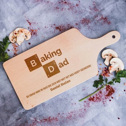 Op maat gemaakte snijplank - Baking Person