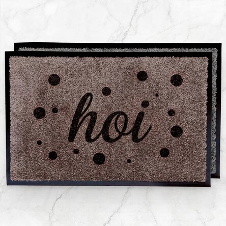 Vloerkleed voor binnen bij de ingang - Hello