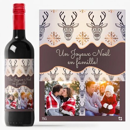 Vin personnalisé « Golden Antlers »