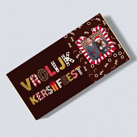 Gepersonaliseerde kerstchocolade - Merry Christmas
