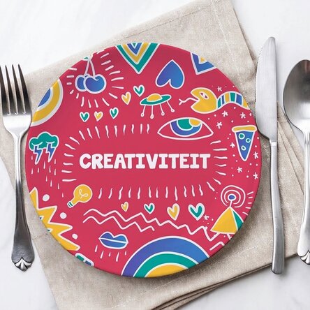 Gepersonaliseerd bord met tekst - creARTive