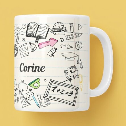 Tasse personnalisée avec inscription - Enseignants