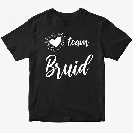 T-shirt met eigen tekst - Team Bride