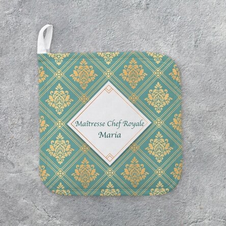 Support pour casserole chaude personnalisé avec inscription - Royale Masterchef