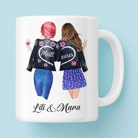 Tasse personnalisée avec inscription - Good friends
