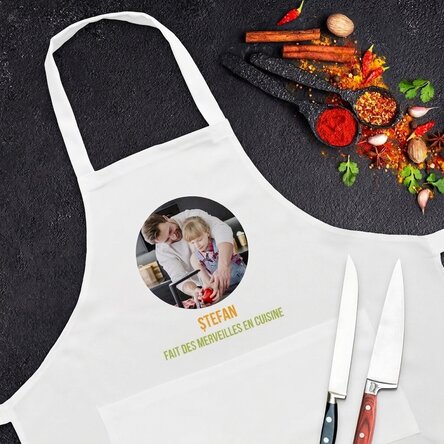 Assiette personnalisée avec photo et texte - Sorts de cuisine