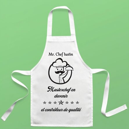 T-shirt personnalisé pour enfants avec inscription - Masterchef