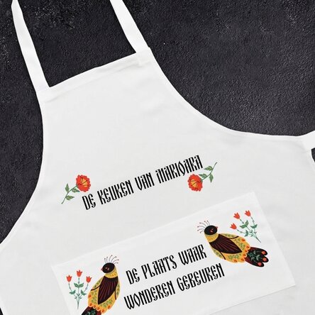 Op maat gemaakte schaal met tekst - Wonderen in de keuken