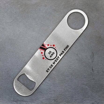 Ouvre-bouteille personnalisé avec inscription - Anniversary