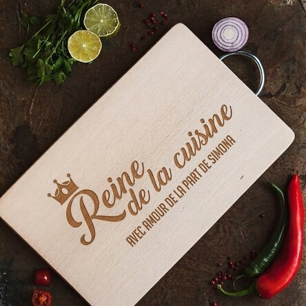 Planche à découper personnalisée - Queen Of The Kitchen