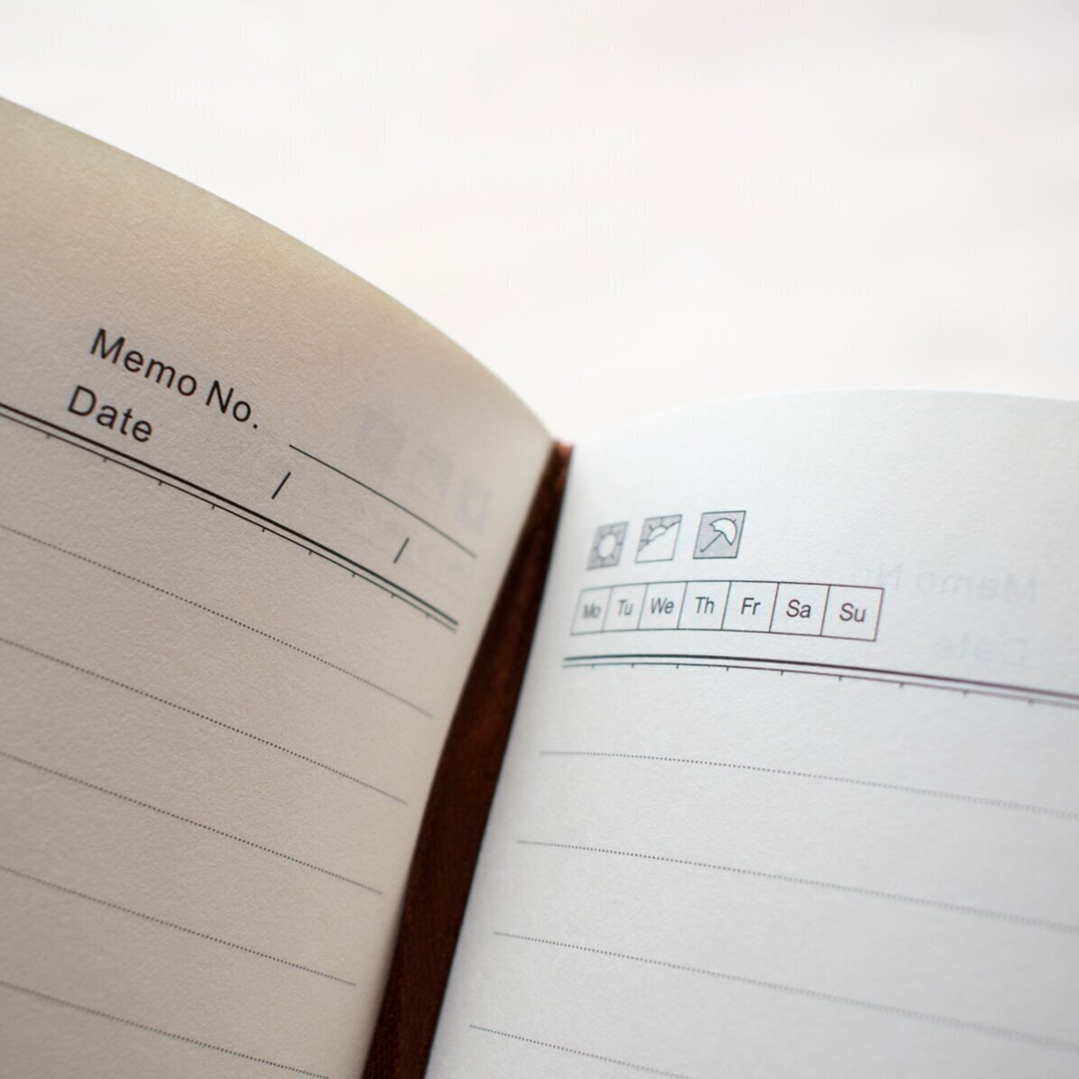 Gepersonaliseerde agenda met tekst - Elegant model