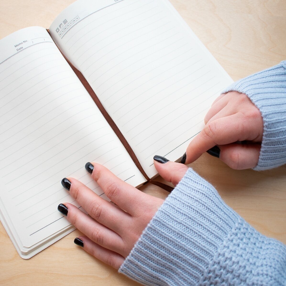 Agenda personnalisé en couleur avec un message pour maman