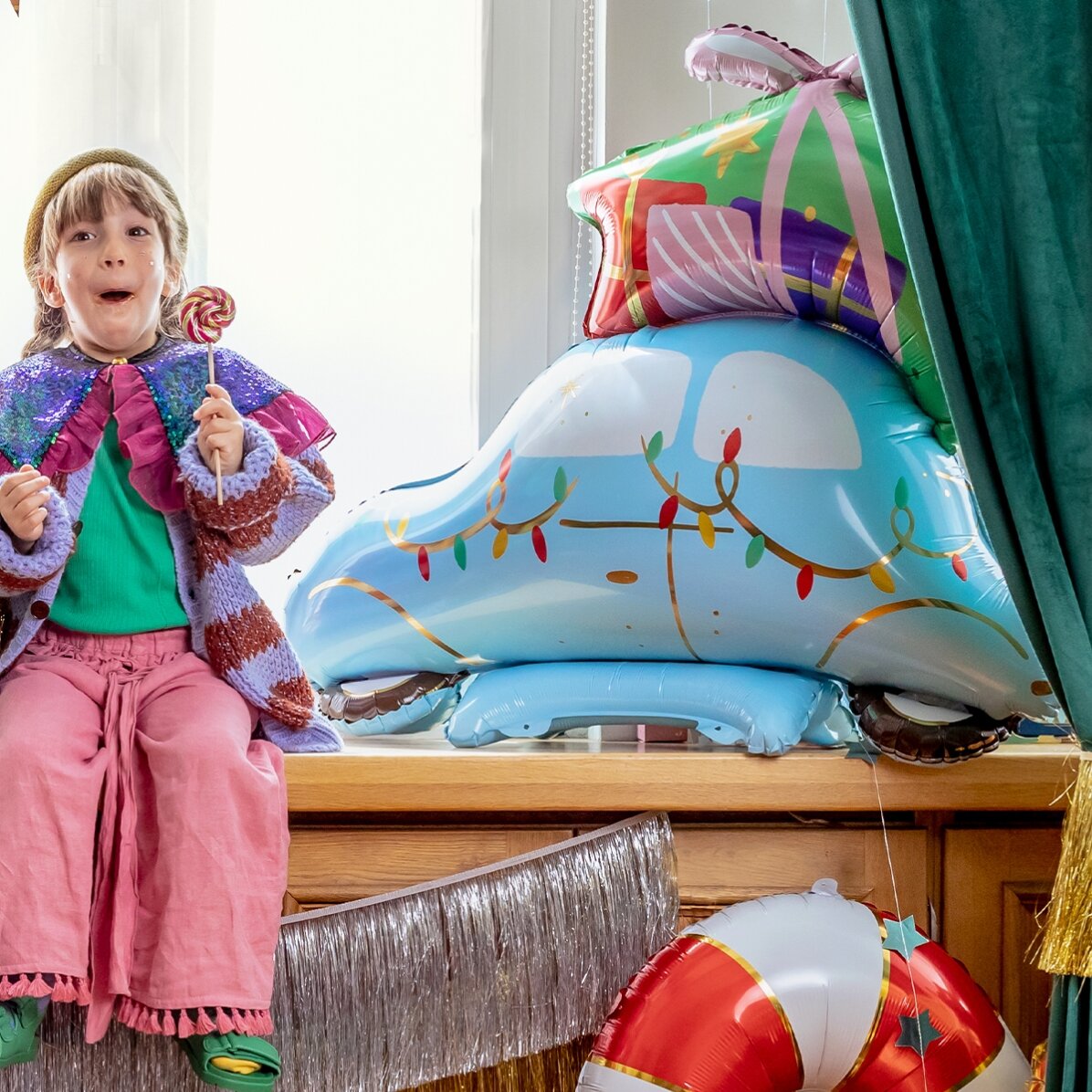 Ballon - Kerstauto