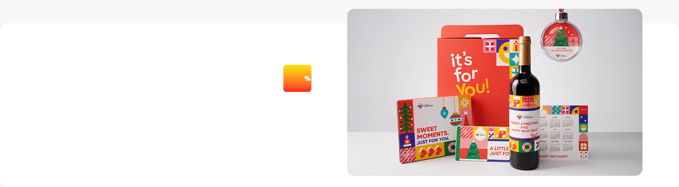 Gepersonaliseerde geschenkdozen met logo