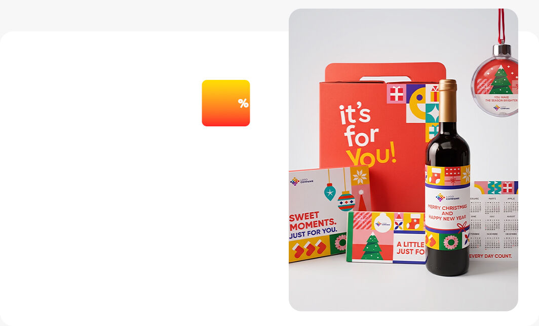 Gepersonaliseerde geschenkdozen met logo