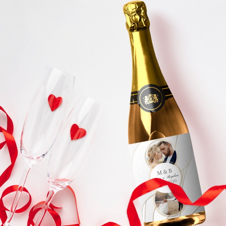Gepersonaliseerde drankjes voor een relatiejubileum