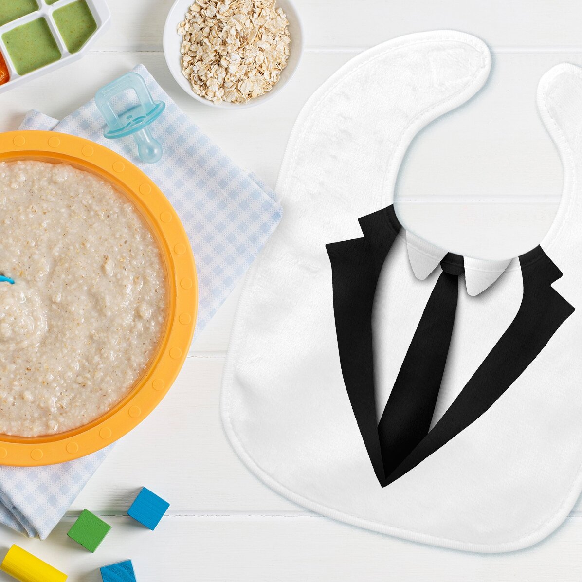 Gepersonaliseerd slabbetje voor baby