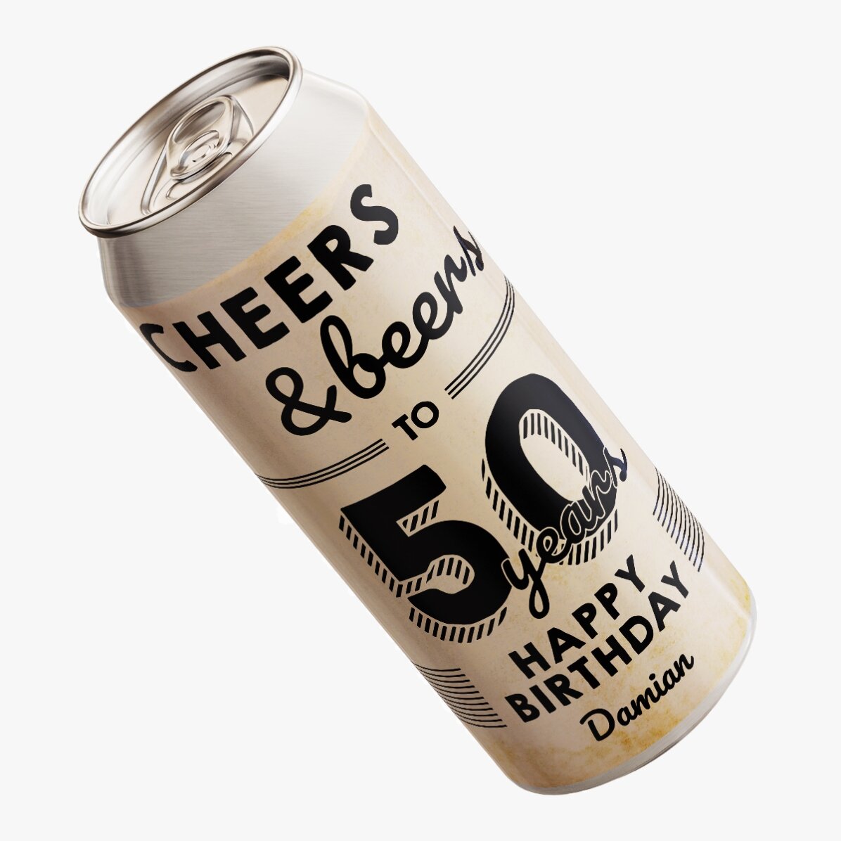 Bier in een blikje met gepersonaliseerde tekst - Cheers & Beers