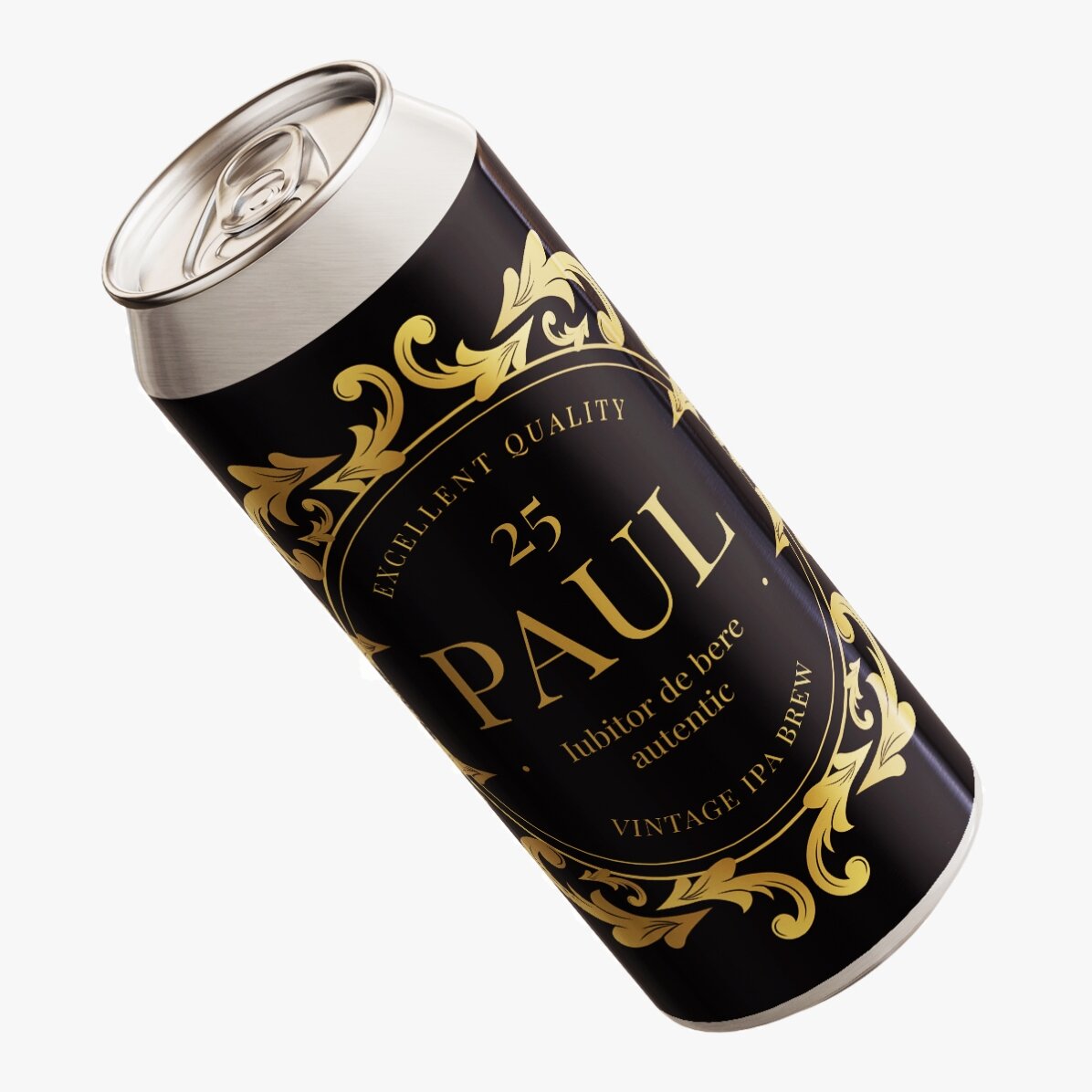 Bier in een blikje met gepersonaliseerde tekst - Bierliefhebber