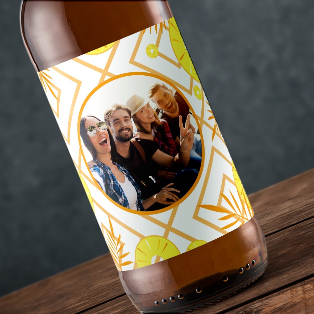 Bier met eigen foto - Geniet van de zomer