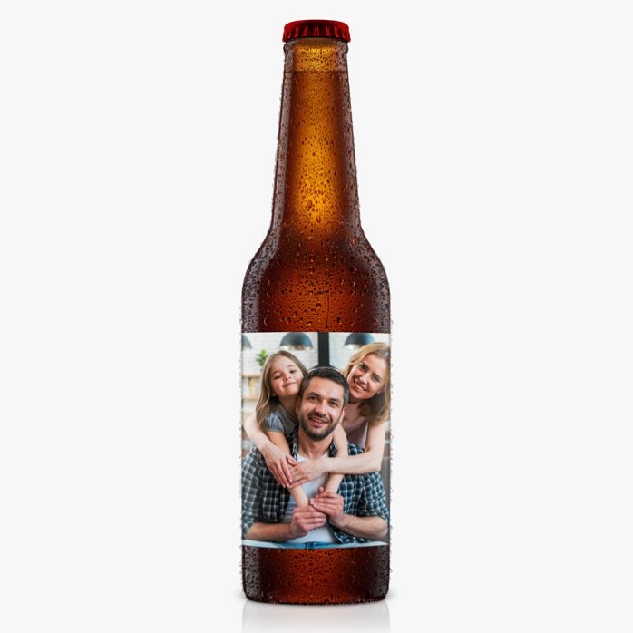 Bier met eigen foto