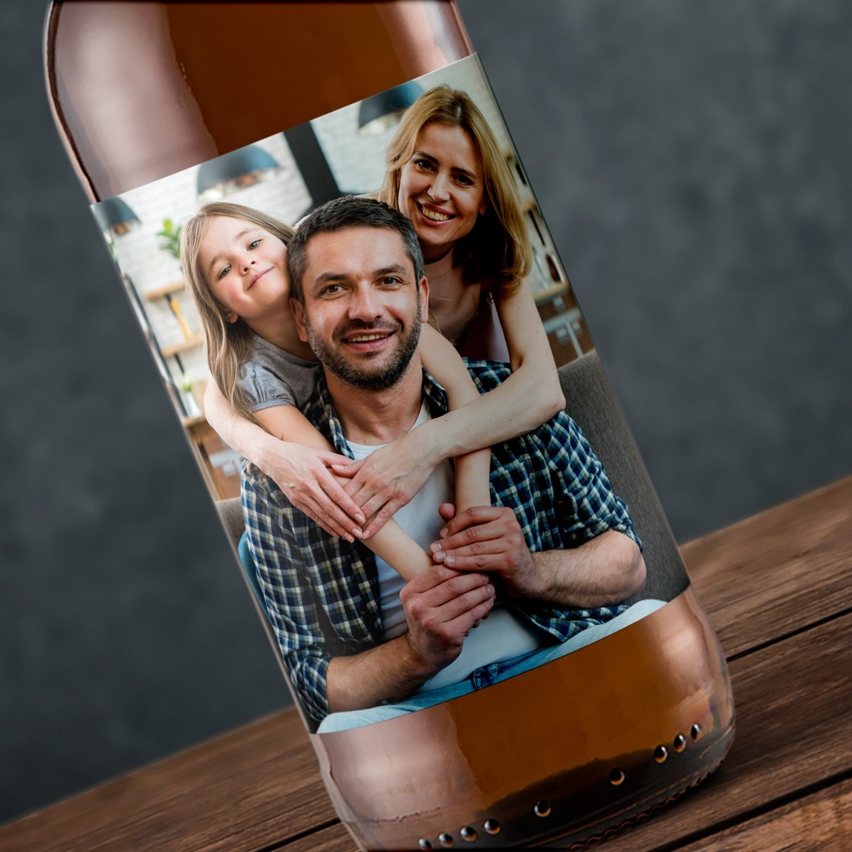 Bier met eigen foto