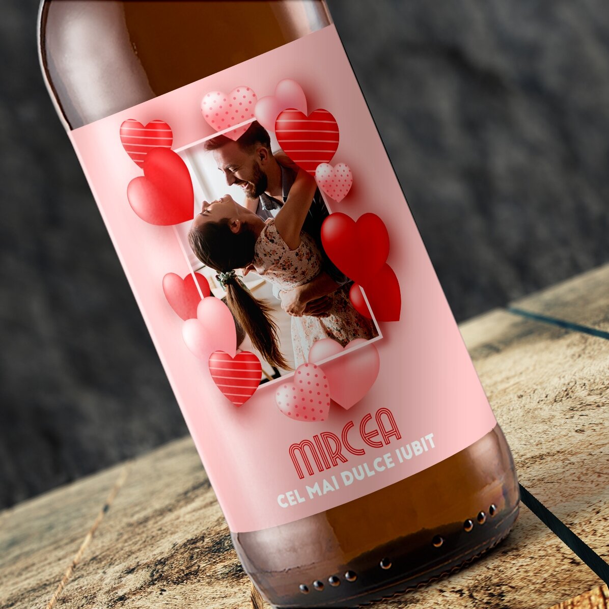 Bier met persoonlijke tekst en een foto - De liefste vriend