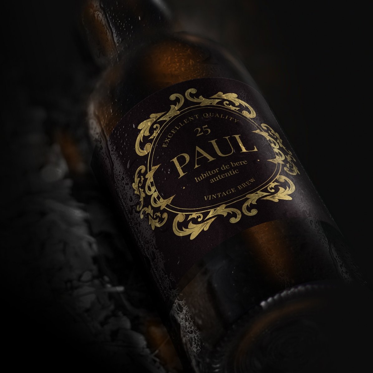 Bière personnalisée avec un texte - Amateur de bière