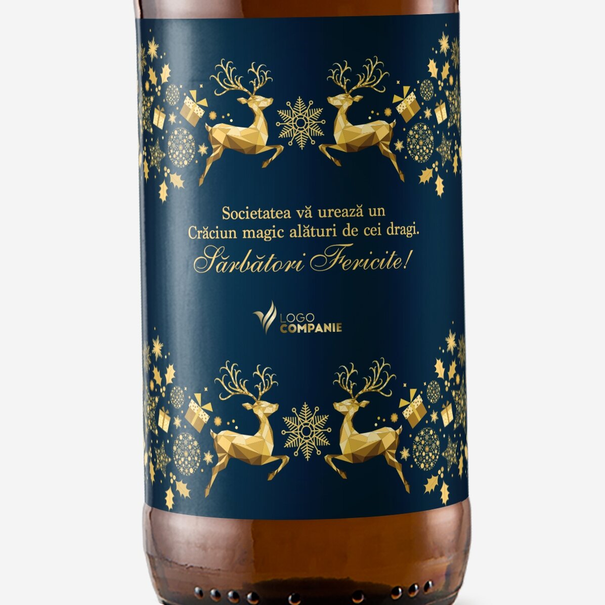 Bier met eigen tekst en logo - Kerstverhaal