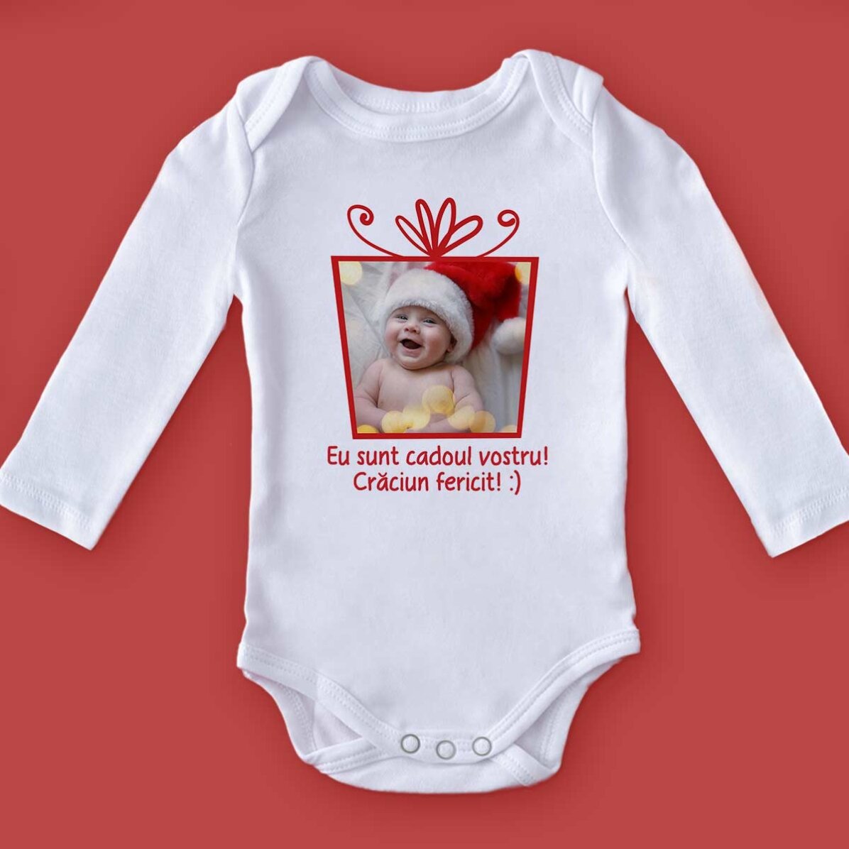 Gepersonaliseerd kinderpakje met foto en tekst - Kerstcadeau