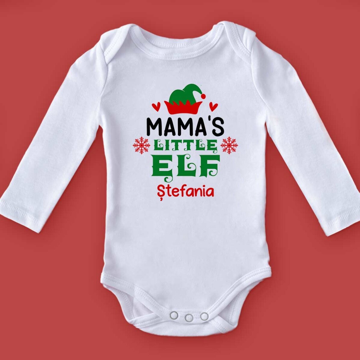 Body pour bébé personnalisé avec un texte - Little elf