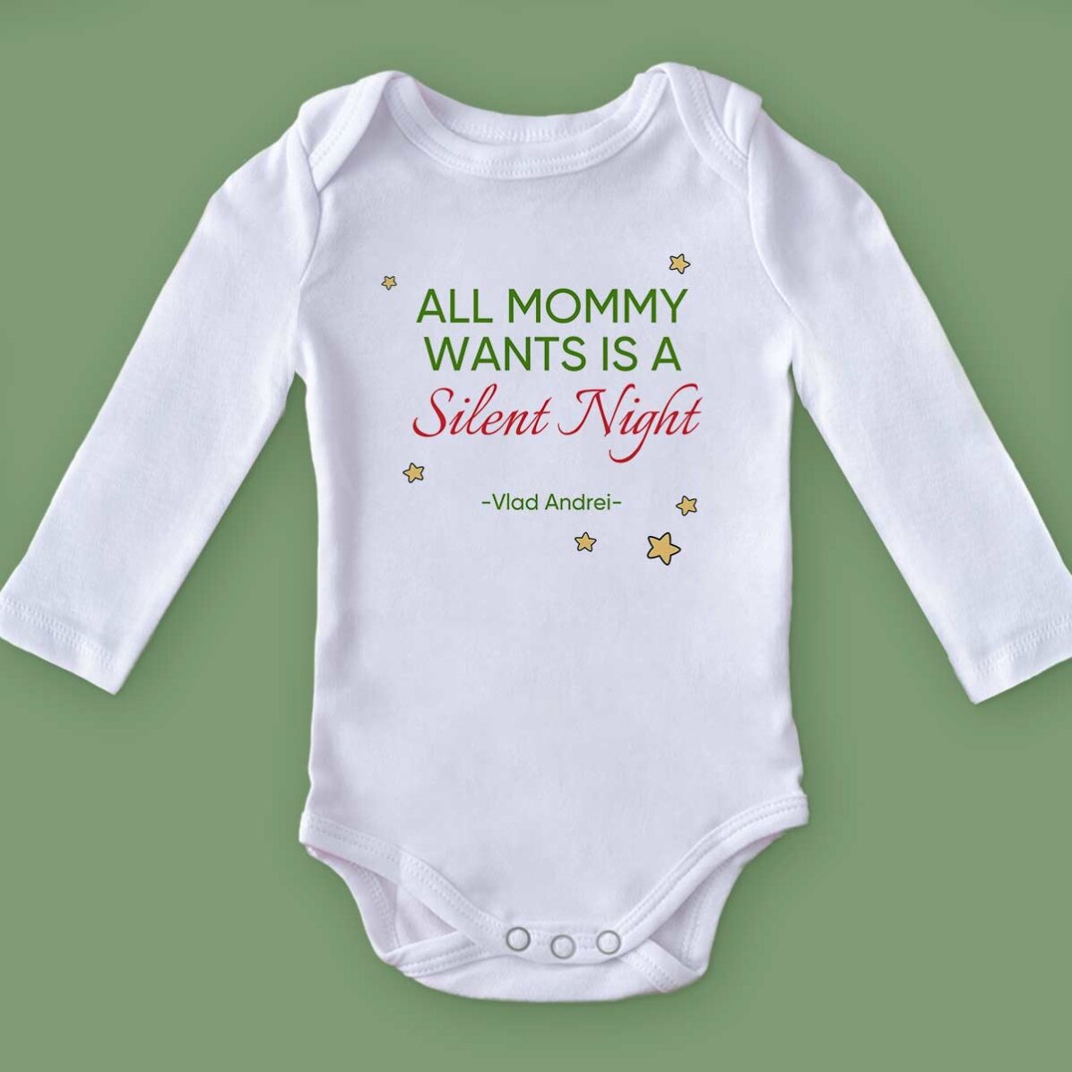Gepersonaliseerd kinderpakje met tekst - Silent Night