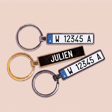 Gepersonaliseerde sleutelhanger met Oostenrijks kenteken