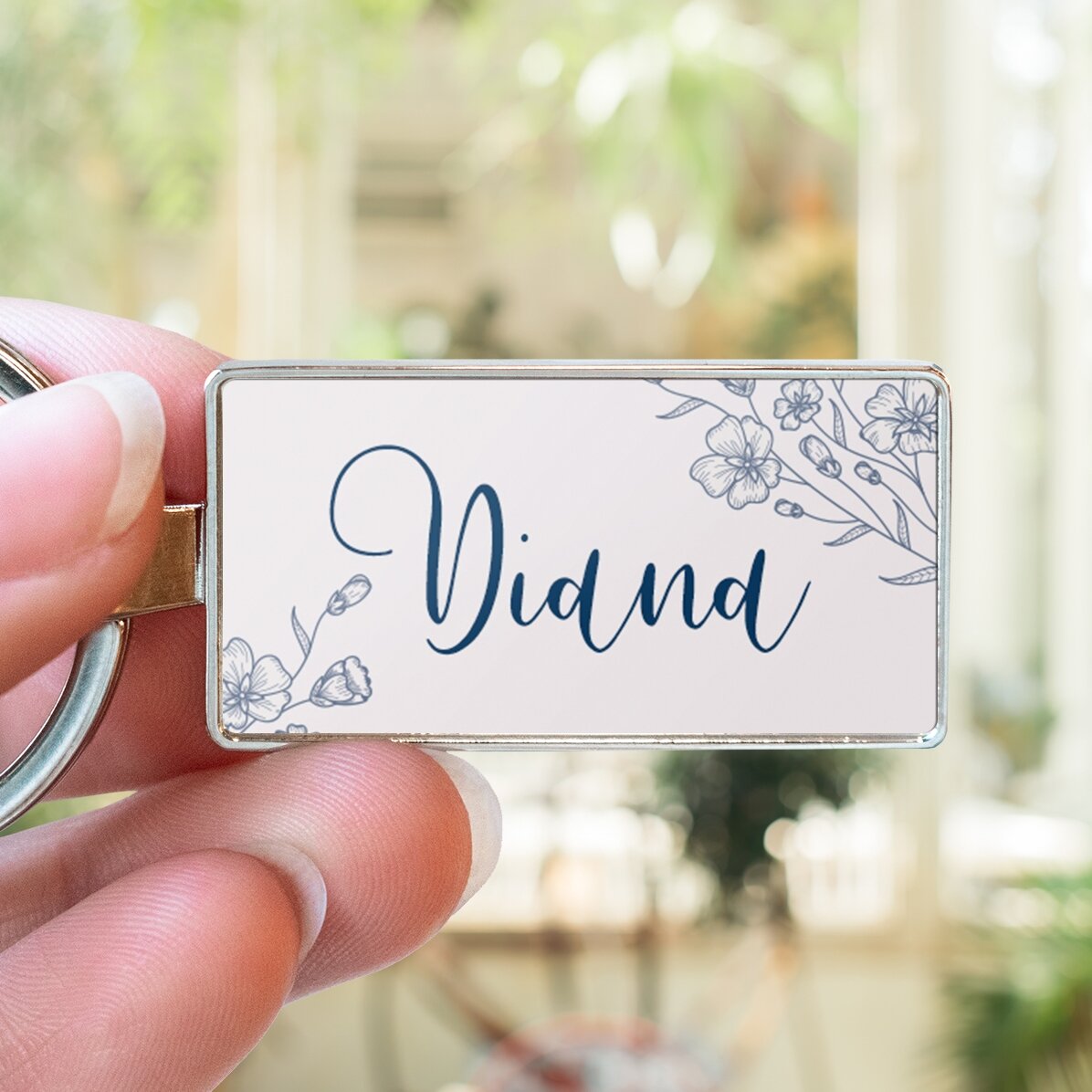 Gepersonaliseerde sleutelhanger met naam