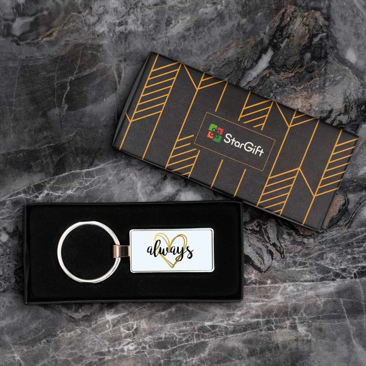 Gepersonaliseerde sleutelhanger met een foto - Always