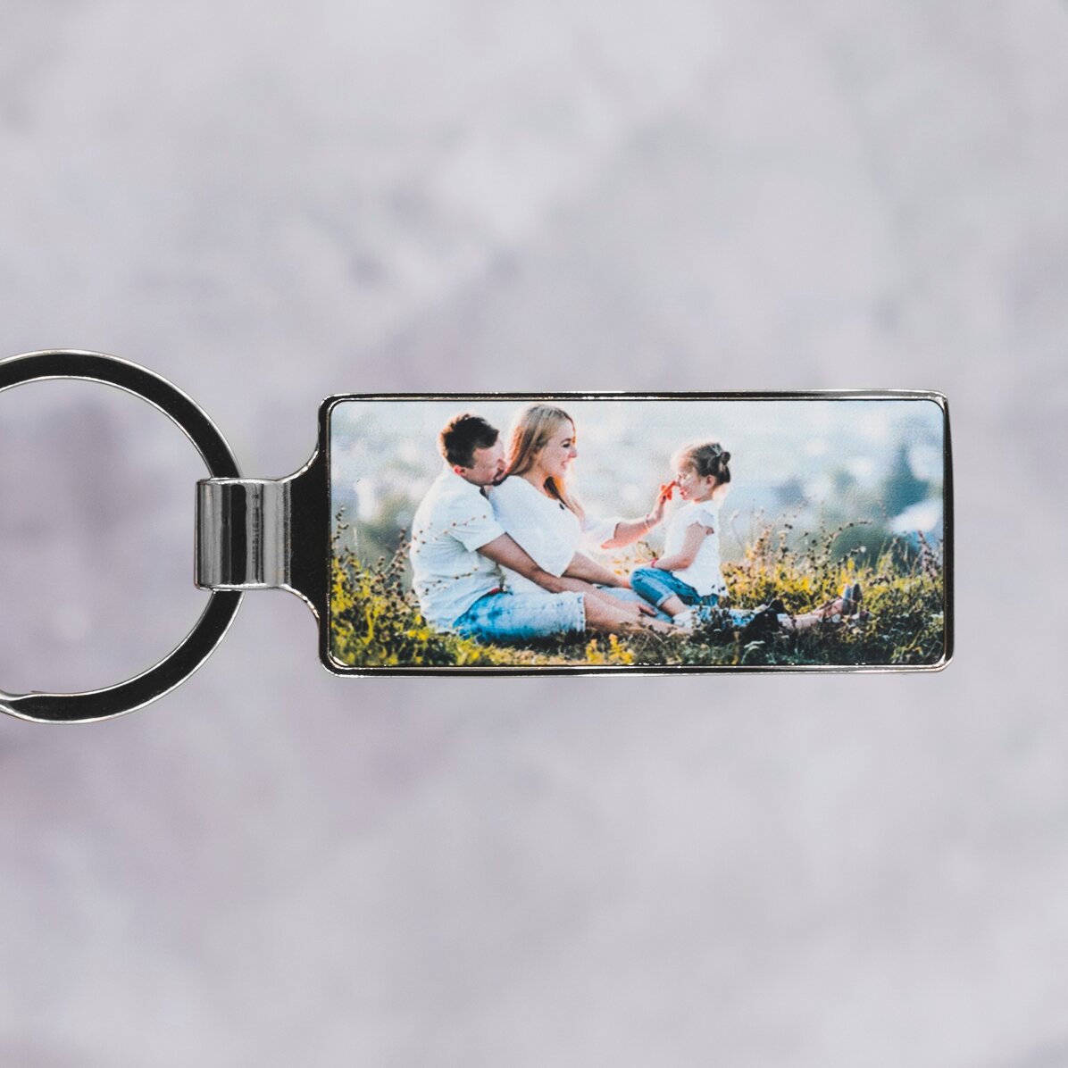 Porte-clés personnalisé avec une photo