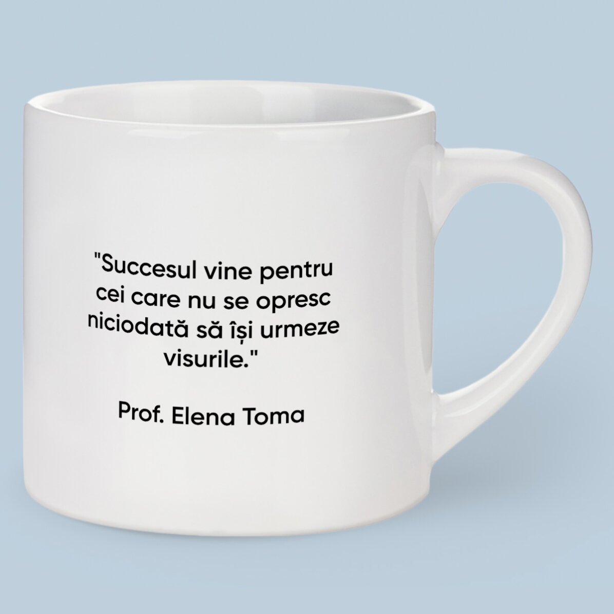 Gepersonaliseerde espressokop met tekst - Afstuderen