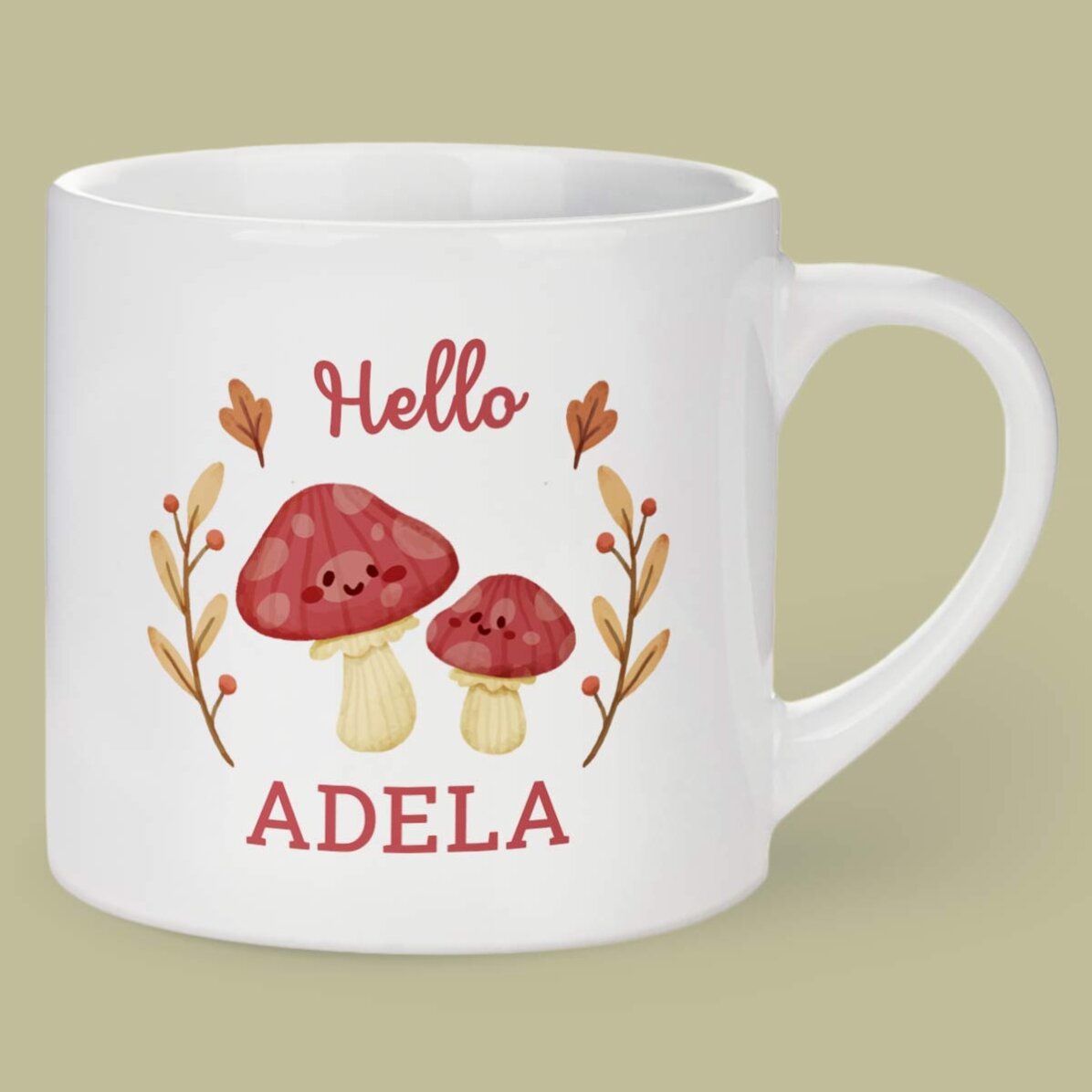 Tasse à espresso personnalisée avec inscription - Automne