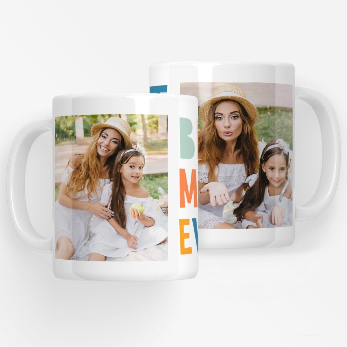 Gepersonaliseerde mok met 2 foto