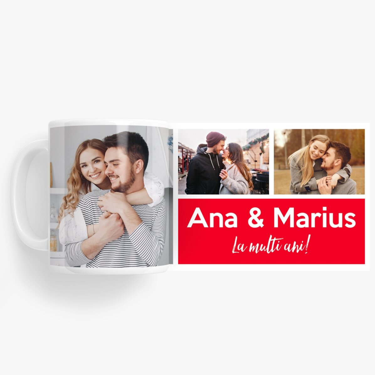 Gepersonaliseerde mok met 3 foto
