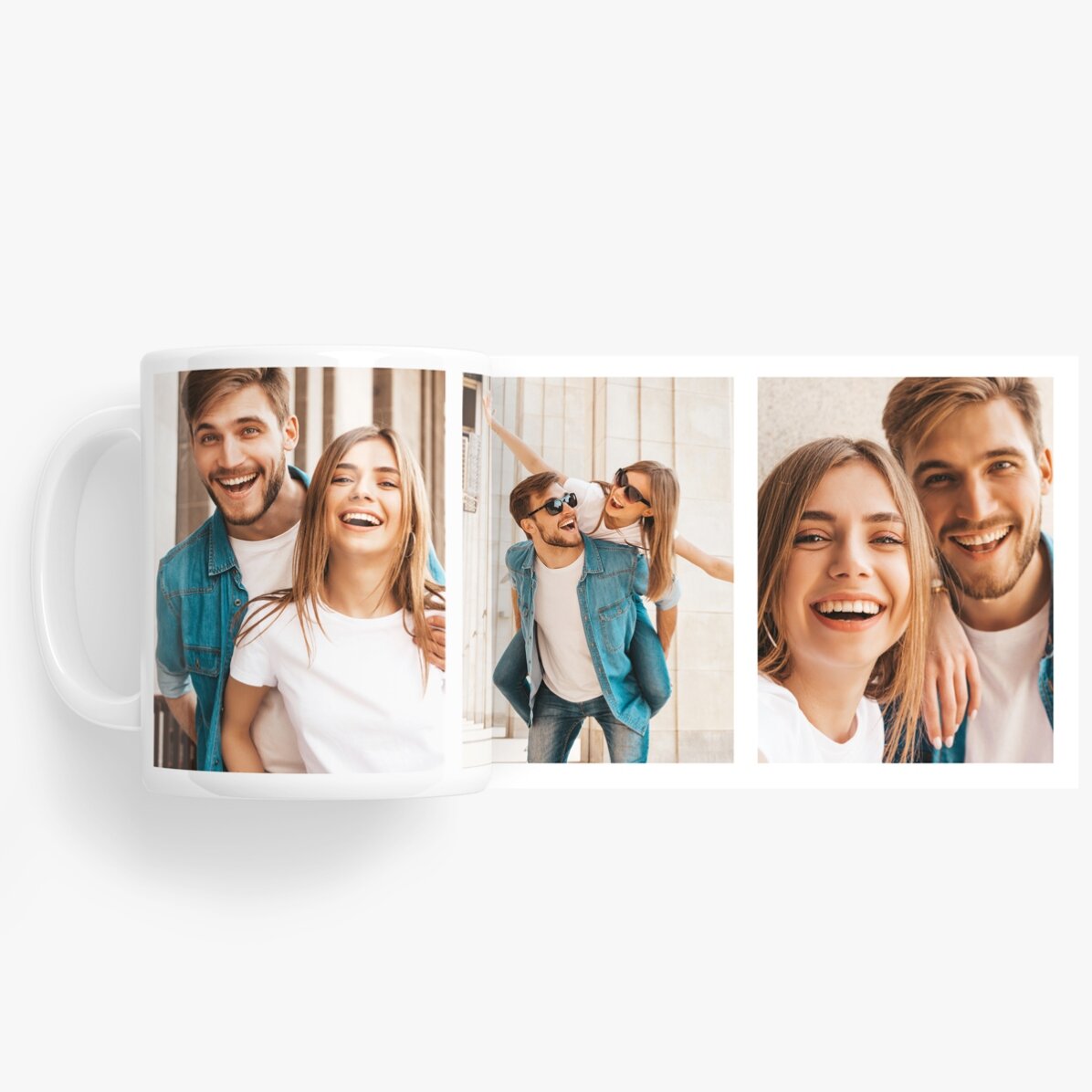 Gepersonaliseerde mok met 3 foto