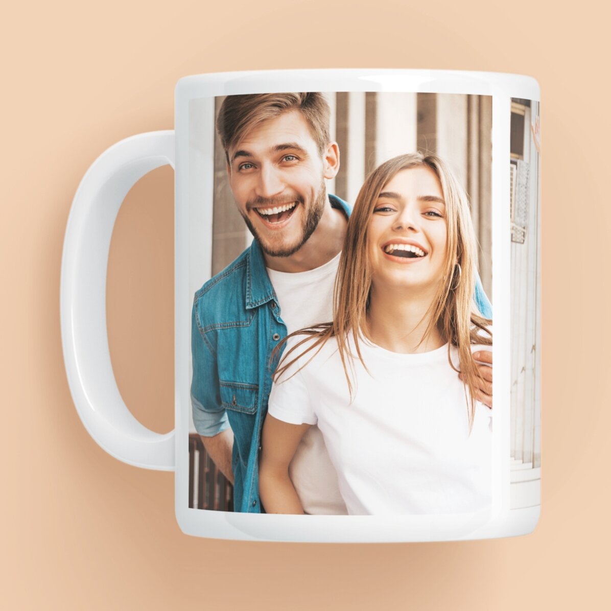 Gepersonaliseerde mok met 3 foto