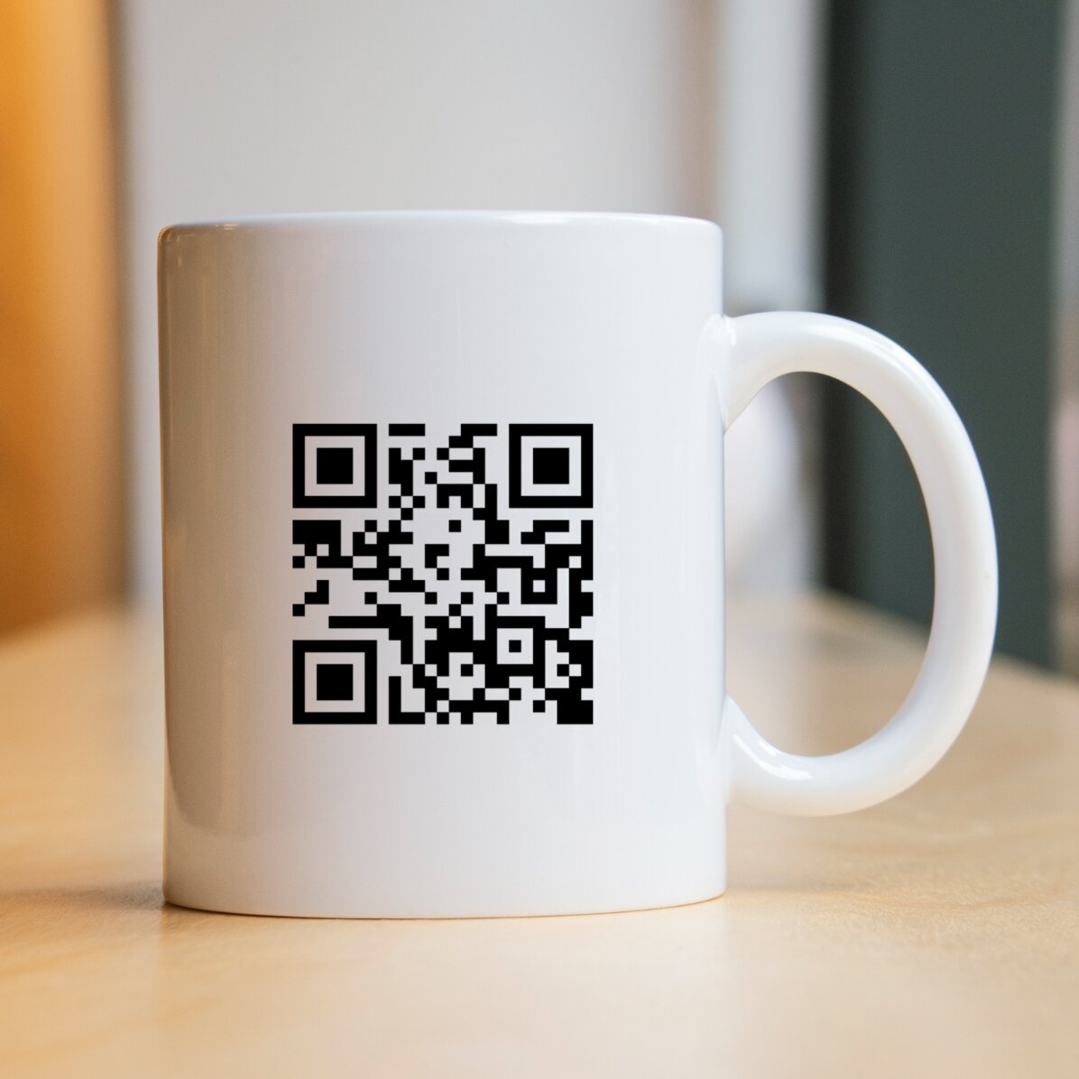 Tasse personnalisée avec code QR