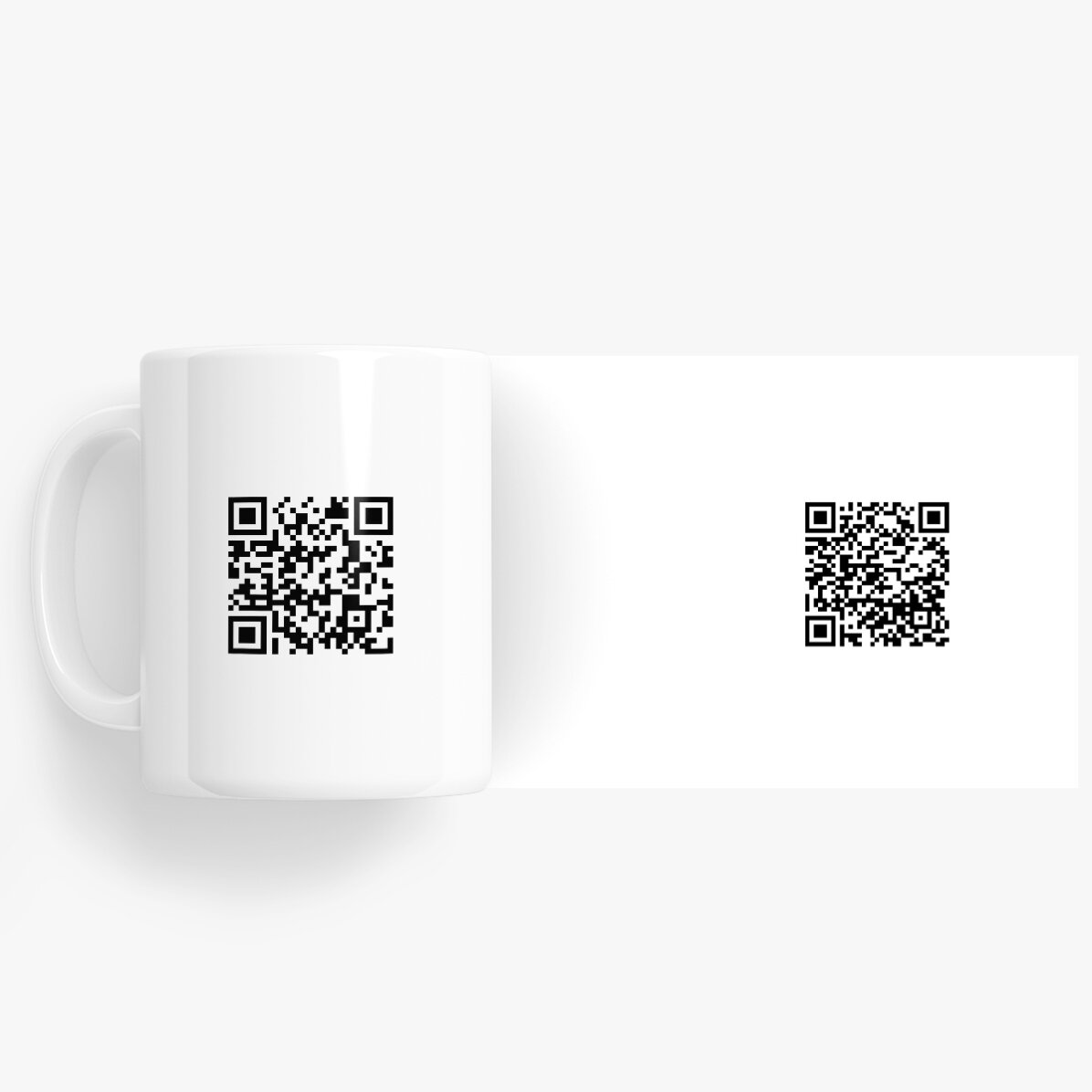 Tasse personnalisée avec code QR