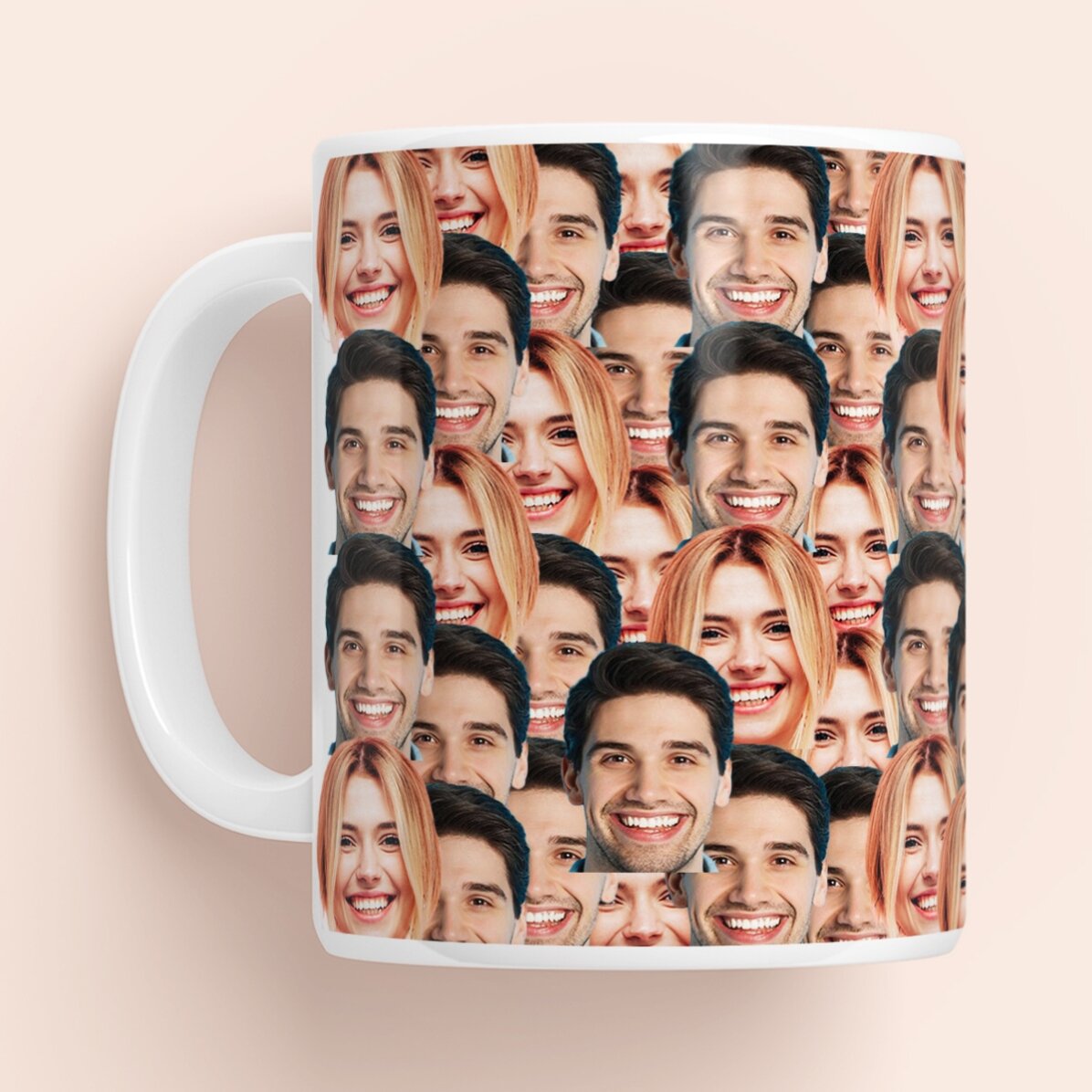 Tasse personnalisée avec un collage de 2 photos
