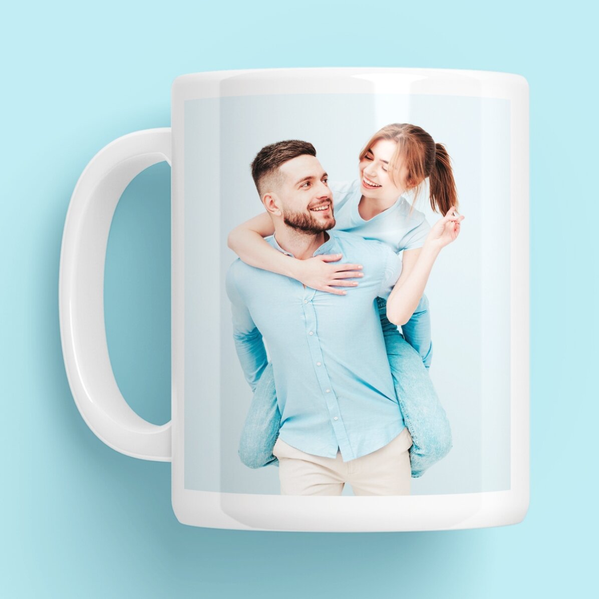 Gepersonaliseerde mok met 2 foto