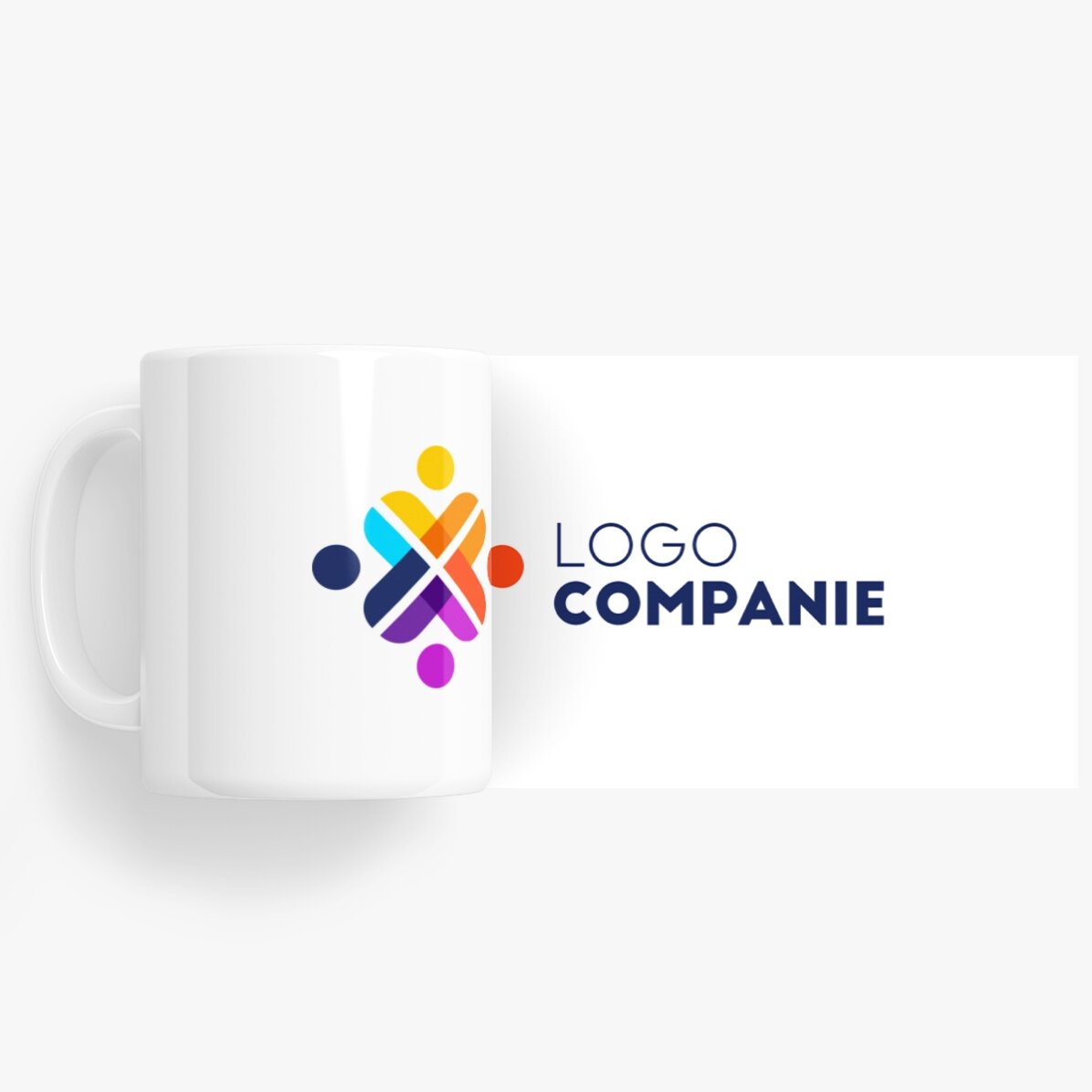 Gepersonaliseerde mok met logo