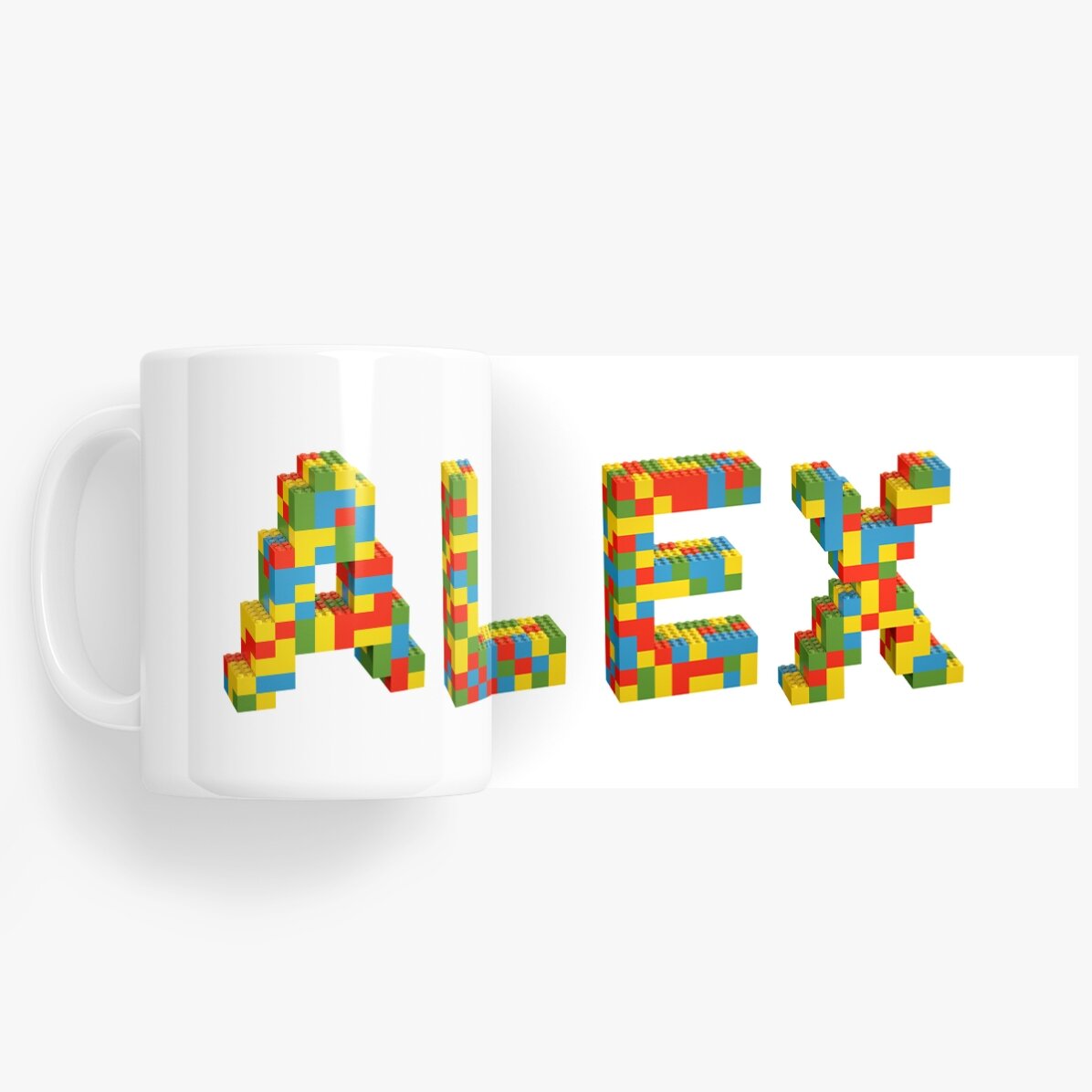 Mok met naam erop - Lego