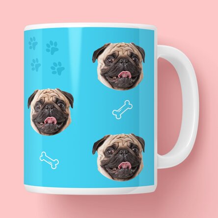 Gepersonaliseerde mok met een foto - Hond